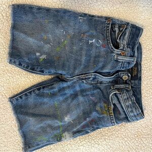 Polo Ralph Lauren Paint Splatter Denim Shorts